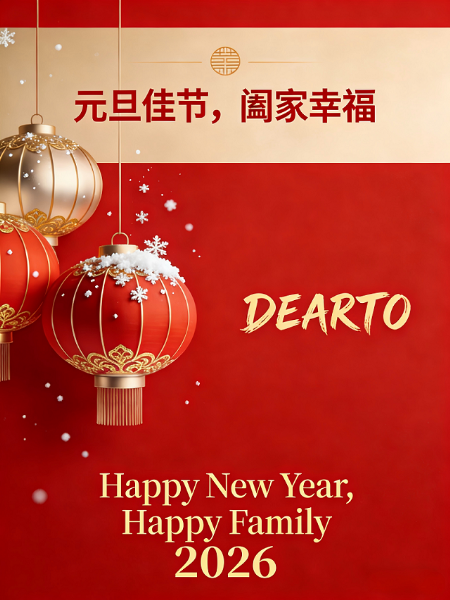 Happy New Year 2026 from DEARTO!